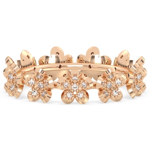 REYES – bagues de fiançailles en or Rose 14K scintillantes, certifiées GRA, Moissanite, pour femmes, Design Original, cadeau de mariage, bijoux fins - Product Image 3