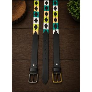 Cinturones de Moda para Hombre de Diseños Duraderos con Diseños Personalizados, Cinturón de Cuero Genuino Color Marrón con Hebilla de Latón Dorado, Gran Venta - Product Image 3