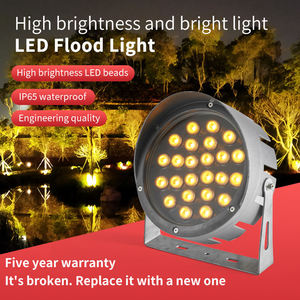 Reflectores LED de Seguridad Redondos de 9W 18W 24W 36W 48W 54W 72W 108W RGB y de un Solo Color para Exteriores, Lámpara de Proyección para Parques - Product Image 6