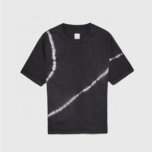 T-shirt en jersey tricoté pour homme, col rond, 200 g/m², 100 % coton, haute qualité, coupe oversize, manches courtes, épaules tombantes, teint uni, respirant - Product Image 1