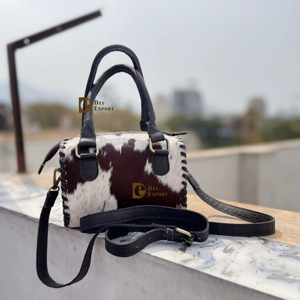 Nouveauté 2026 : Sacs bandoulière en cuir de vachette et fourrure, sacs messager de haute qualité, sacs à bandoulière tendance, grande capacité pour femmes - Product Image 1