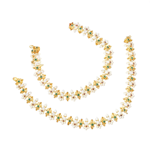 Matte Gold Plated Pearl Jewelry with Golusu Pearls - Product Image 3