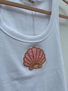 Débardeur Cami Une Pièce en Satin Écologique pour Femme, Design Élégant, Couleur Unie, Sexy, Coupe Courte, Orné de Perles Éblouissantes et de Découpes en Cœur - Product Image 3