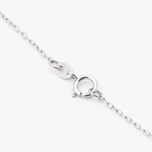 Collier de luxe festif en or blanc 14K avec tourmaline rose de 1,50 ct et diamant de laboratoire D-G/VS taille radiant serti en halo, certifié IGI - Product Image 5