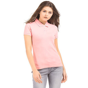 Short Sleeve Loose Fit Polo Shirt Women Turn <b>Down</b> Collar Summer100% Cotton Polo T Shirt Women's - Product Image 1