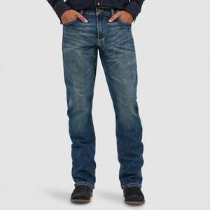 Jeans de Mezclilla de Pierna Recta para Hombre, Corte Regular, Peso Medio, Algodón Lavado a la Piedra, Estilo Casual Urbano, Hip Hop, Primavera Otoño - Product Image 1