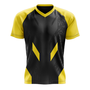 T-shirt décontracté pour homme 100% coton, col en V, jersey uni, coupe classique, manches courtes - Product Image 1