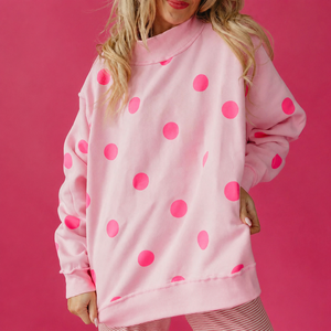 Sudadera de punto de forro polar oversize para mujer, con estampado de letras, hombros caídos asimétricos, capucha y longitud regular, transpirable por delante. - Product Image 4
