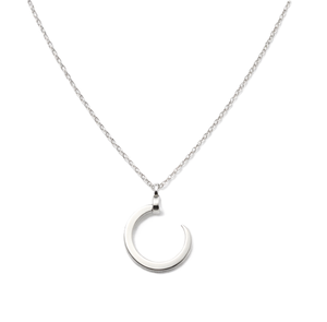 Collar de Novia con Colgante Circular de Diamante Natural Cultivado en Laboratorio, Color DEF, Claridad VVS VS, Plata de Ley 925, Oro Sólido de 10K 14K - Product Image 3