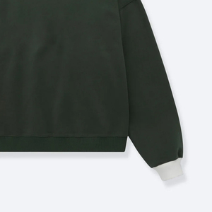 Custom Logo Printed Eco-Friendly Fleece Women's Winter <b>Mock</b> <b>Neck</b> Sweatshirt Vintage Plus Size Pullover with Custom Colors Sizes - Product Image 3