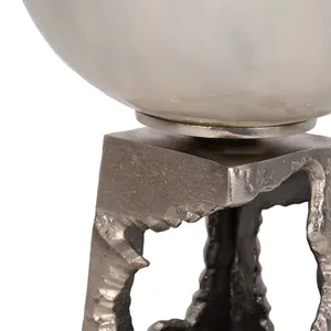 Vase à fleurs en fer doré de qualité supérieure, fabricant de centres de table de mariage de luxe, vase à fleurs moderne et contemporain en métal - Product Image 5