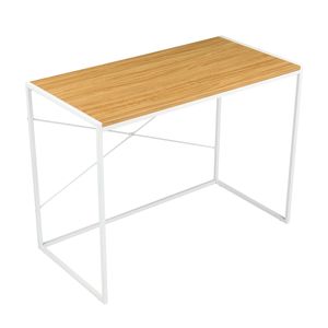 Scrivania per computer in MDF bianco con Triamine 100x50x75cm - Product Image 4
