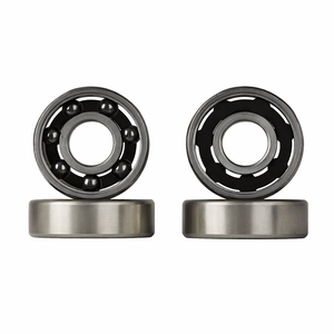 Rodamientos de cerámica híbridos Si3N4 de 6 bolas para patines en línea de alta velocidad y patinetas, coloridos, negros - Product Image 2