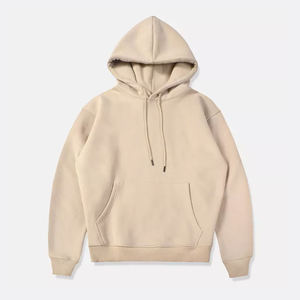 Wholesale 2025 New Arrival <b>Hot</b> Sale Unisex 330gsm 100% <b>Combed</b> Cotton Hoodies Winter and Autumn Pullover With Custom Logo Solid - Product Image 3