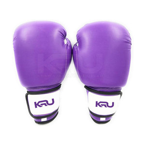 Guantes de Boxeo de Cuero de Alta Calidad con Cierre de Gancho y Bucle Antideslizante y Absorbente de Humedad para Entrenamiento, Sparring y Fitness - Product Image 3