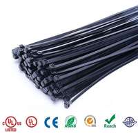 HOOYU Bridas de Sujeción Largas, Resistentes y Gruesas, Negras/Blancas, Accesorios de Cableado de Alta Resistencia, Bridas Grandes de 18 Pulgadas, Fabricante de Cables en Vietnam