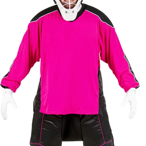 ชุดยูนิฟอร์มผู้รักษาประตูฟลอร์บอลแบบสั่งทำพิเศษ พิมพ์ลาย ระบายอากาศได้ดี แขนยาว บุแผ่นป้องกัน โพลีเอสเตอร์คุณภาพพรีเมียม ออกแบบสำหรับทีม - Product Image 3