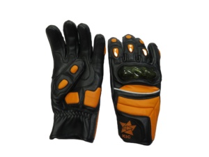Gants de moto en cuir véritable, protection intégrale, légers, respirants, imperméables, pour le cyclisme et les activités de plein air - Product Image 2