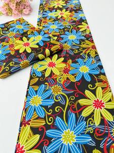 Premium African Wax Print Cotton Fabric Multicolor Design for Fashion Clothing Sewing Mozambique - Product Image 4