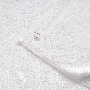 Juego de Toallas de Algodón Blanco Rectangulares de Color Sólido, Teñidas, Suaves al Tacto, para Uso Doméstico - Product Image 3