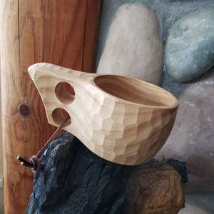 Tazas de Madera Hechas a Mano con Asa de Madera Natural para Beber Té, Café, para el Hogar, Cocina, Cafetería, Hotel, Venta al por Mayor, Ecológicas - Product Image 4