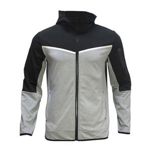 Conjunto de Sudadera con Cremallera y Parches para Hombre, Estilo Casual de Otoño, Nuevo Conjunto de Dos Piezas con Cuello Alto y Pantalones Deportivos - Product Image 5