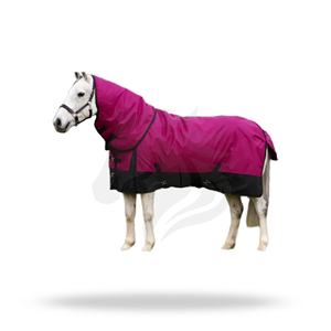 ผ้าคลุมม้าแบบกำหนดเองสำหรับใช้ในคอกม้า พร้อมผ้าคลุมคอ สำหรับการฝึกซ้อม การขนส่ง และการใช้งานในคอกม้า - Product Image 1