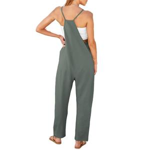 Nuevo Mono de Moda de Color Puro sin Tirantes con Pliegues, Pantalones Largos de Pierna Ancha, Traje de Dos Piezas Informal de Verano para Mujer - Product Image 6