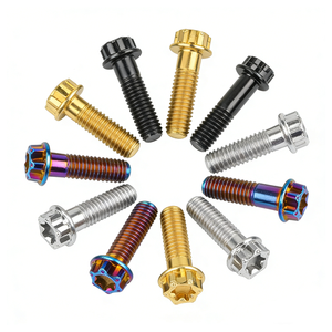 Vis en <span class=keywords><strong>titane</strong></span> hexagonales personnalisées de haute qualité M10 M8 M6 pour moto, vis en <span class=keywords><strong>titane</strong></span> simples - Product Image 2