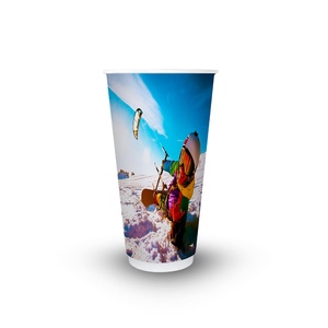 Gobelets en papier élégants à double paroi de 12 oz, style simple paroi, pour boissons à emporter - Product Image 4
