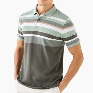 Camisa Polo Personalizada de Alta Calidad para Hombre, para Uso Casual, Transpirable, Talla Grande, Mezcla de Algodón, Prenda Esencial para el Día a Día, Top de Moda - Product Image 1