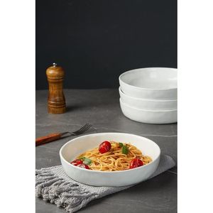 Set di 4 Ciotole per Pasta Famiware Mars, 8,5 Pollici, Grande Capacità, Ciotole per Insalata, Adatte al Microonde, Set di Ciotole Marroni Macchiettate - Product Image 2