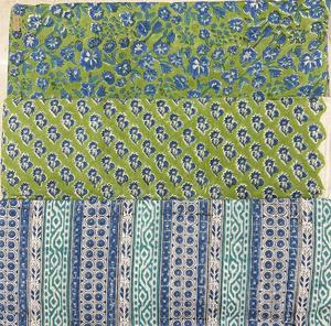Tela de Algodón Hecha a Mano al por Mayor, Tela Estampada a Mano Sanganeri de Jaipur, Material en Bruto para Confección de Vestidos - Product Image 5