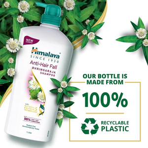 Shampoo anti-chute naturel enrichi en protéines de bhringaraja, conçu pour le soin du cuir chevelu et la vitalité des cheveux, adapté aux hommes et aux femmes. - Product Image 3