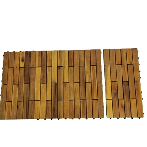 อะคาเซีย60x30ซม. กระเบื้องประสานสำหรับพื้นที่กลางแจ้ง12มม. เรียบกันน้ำกันลื่นแบบดั้งเดิมระเบียงระเบียงระเบียง - Product Image 1