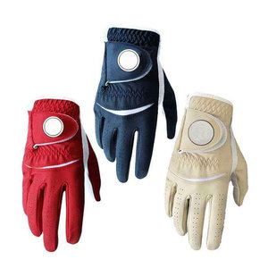 Guantes de Golf de Cuero Genuino para Hombre, Paquete de 2, Mano Izquierda, Cuero Cabretta Suave de Primera Calidad, Correa de Muñeca Ajustable - Product Image 2