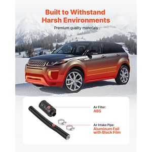 Diesel <b>Heater</b> 0.98 Inch Intake <b>Pipe</b> Kit Bendable Stretchable Car Air Parking <b>Heater</b> Ducting Hose Tube Car Air Intake - Product Image 6
