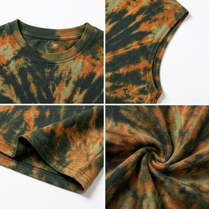 Nouveau débardeur tie-dye style hip-hop 2026, coupe ample, décontracté, sans manches, design personnalisé, séchage rapide et respirant - Product Image 5