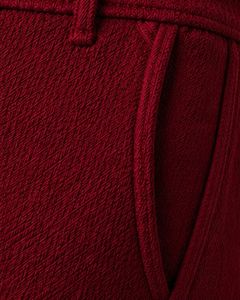 Men Wine <b>Red</b> Slim Fit Casual Jogger Pants Elastic Waist Drawstring Trousers Soft Fabric Comfortable Daily Wear Stylish Look - Product Image 6