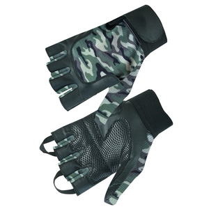 Wheelchair User Weight Lifting Cycling Gloves Sheep Grain Leather Heavy Duty Abrasion Resistant Gym & Sports Non-Slip Gloves - Product Image 3