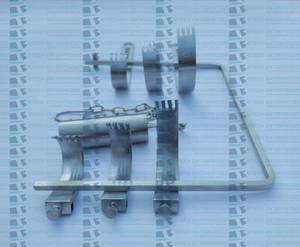 เครื่องมือผ่าตัดข้อสะโพกแบบ Sambrialmed International Stainless Steel Manual Charnley Self Retaining Retractor ใบมีดกลมพร้อมโซ่ถ่วงน้ำหนัก - Product Image 5