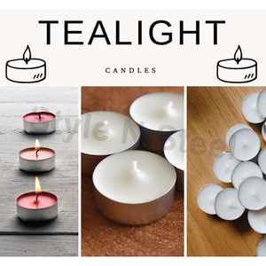 PDTL – 08 (Blanc) – Lot de 50 bougies chauffe-plat parfumées pour la décoration – Noël, Pâques, anniversaire et Saint-Valentin - Product Image 6