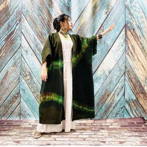 Personalizado bohemio blanco Digital estampado Floral mujer verano ropa de playa borla encaje manga larga abrigo Kimono Bata - Product Image 2