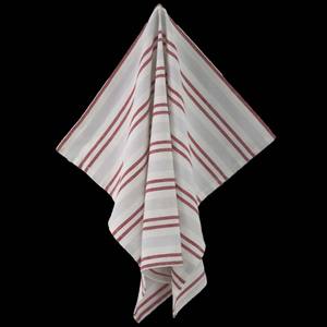 Serviettes de cuisine Damask Golf en coton d'Inde, très demandées, avec un design à rayures teintes en fil. - Product Image 3