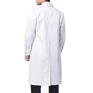 Blouse de laboratoire confortable pour homme, grande taille, légère, uniforme d'hôpital avec détection d'aiguilles, en mélange de coton doux - Product Image 4