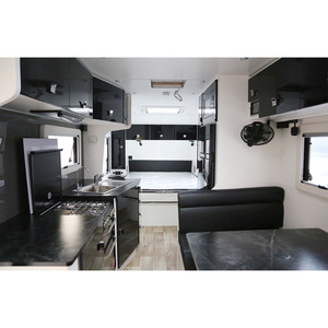 Caravane de camping 4x4 à trois lits superposés, remorque de voyage, camping-car, maison mobile avec cuisine, salle de bain et espace familial - Product Image 1