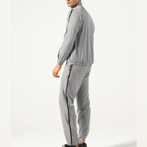 Ensemble de survêtement pour homme, veste et pantalon de survêtement, design personnalisé, coupe-vent d'extérieur, survêtement en nylon et polyester, décontracté, pour homme - Product Image 3