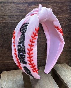 Serre-tête en velours noué, perlé à la main, de luxe, pour le sport, accessoires capillaires haut de gamme pour femmes et filles, vente en gros, boutique - Product Image 4