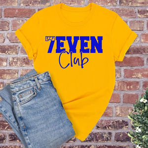 เสื้อยืด SGRHO Seven Club สีทอง พิมพ์ลายตามสั่ง เสื้อยืดชมรมกรีก แขนสั้น คอกลม ชุดกีฬาลำลอง - Product Image 1