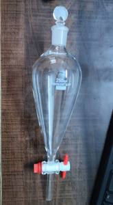 Ensemble d'entonnoirs de laboratoire en verre borosilicate, entonnoir séparateur 250 ml, garantie de 3 ans - Product Image 2